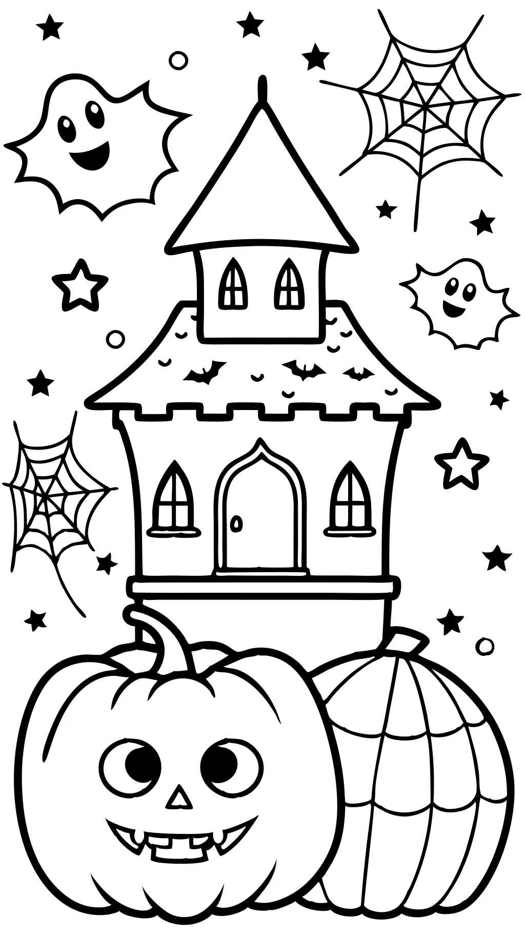 páginas para colorear imprimibles gratis de Halloween